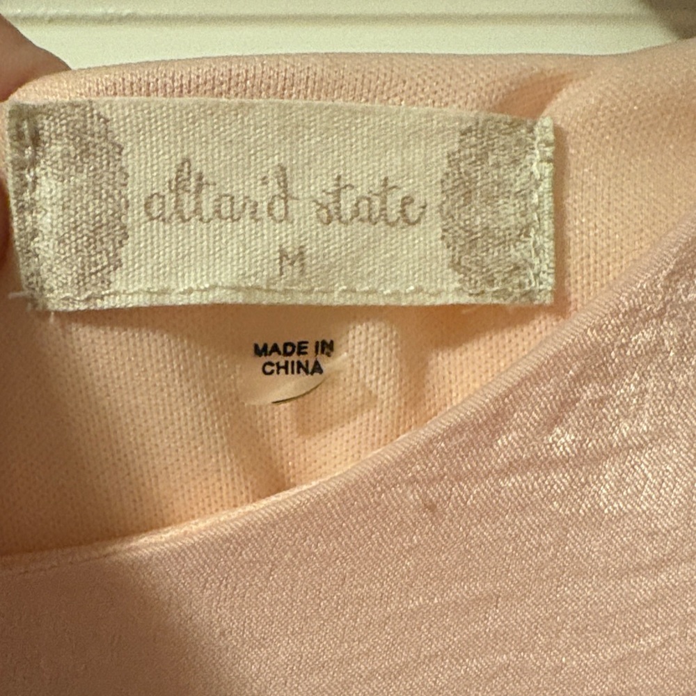 Altar'd state babydoll tiered pink Dress size M - Picture 2 of 6